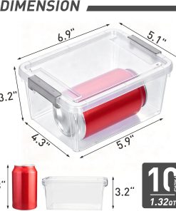 Alternative view of Citylife 10Packs 1.3Qt Small Storage Bins with Lids.Stackable Clear | Plastic Containers for Beads. Buttons. Sewing Supplies. Office Supplies and Small Toys